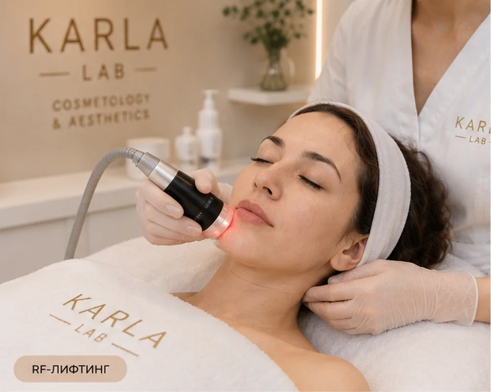 RF-лифтинг лица в студии KARLA LAB Алматы